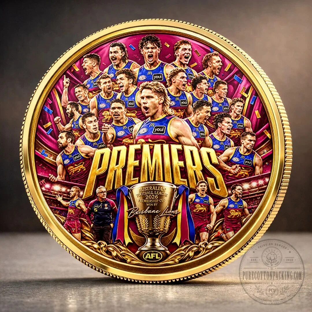 Brisbane Lions 2026 Australian Football League Premiers Commemorative Gold Coin
