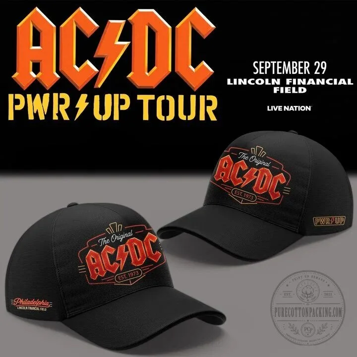 AC/DC Power Up Tour Philadelphia Lincoln Financial Field Cap Hat