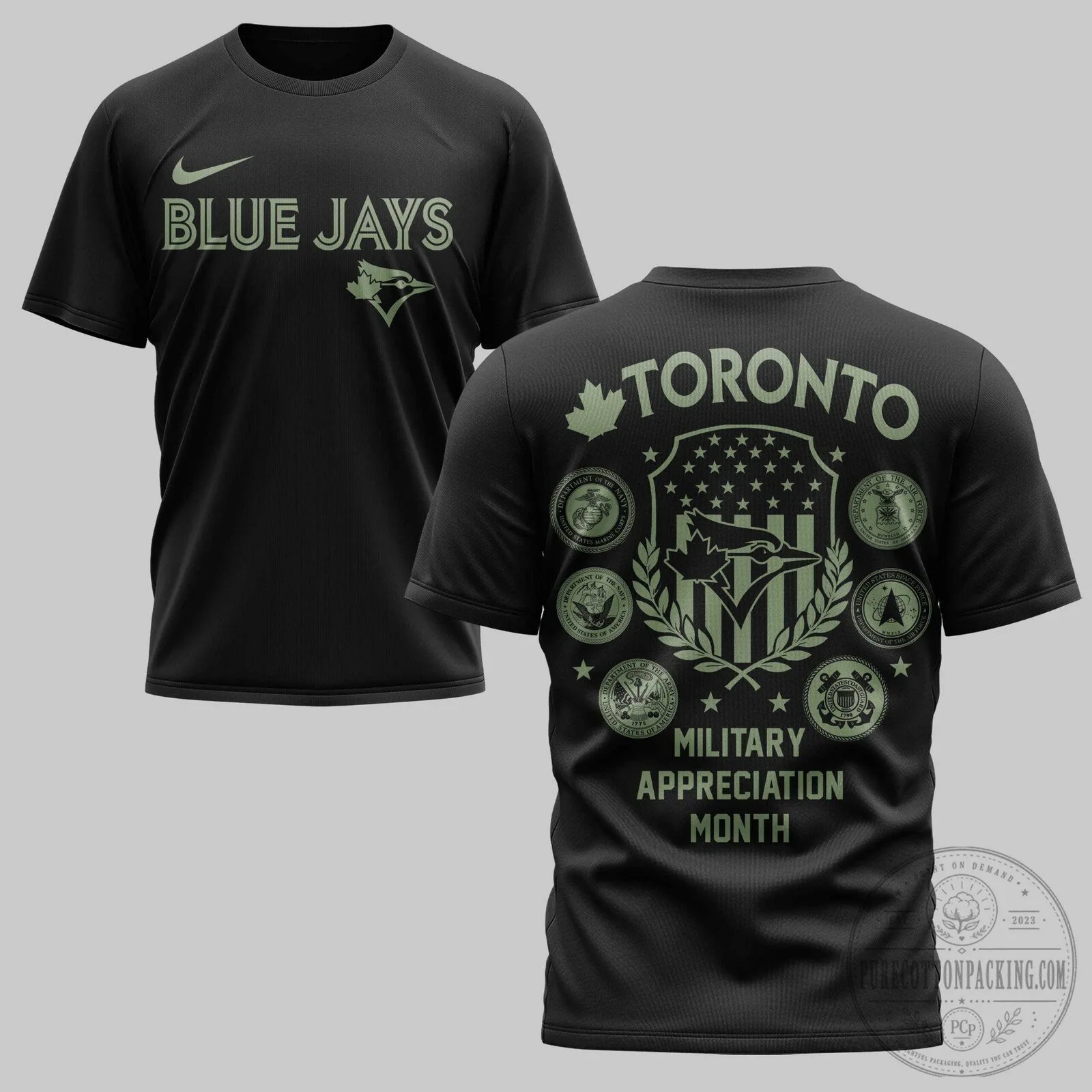 Toronto Blue Jays Military Appreciation Month Blue Jays Shirt
