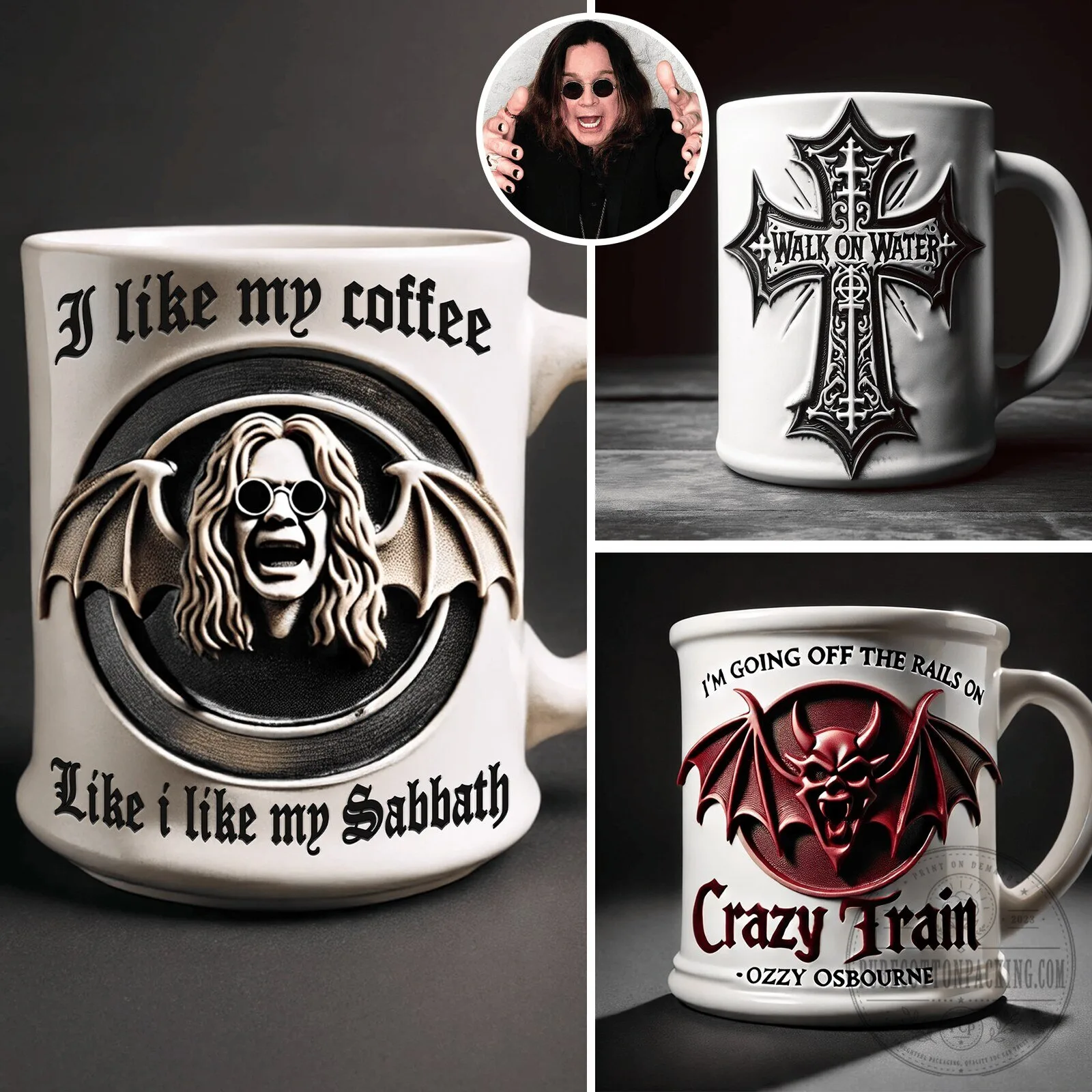 Ozzy Osbourne Crazy Train Coffee Mug
