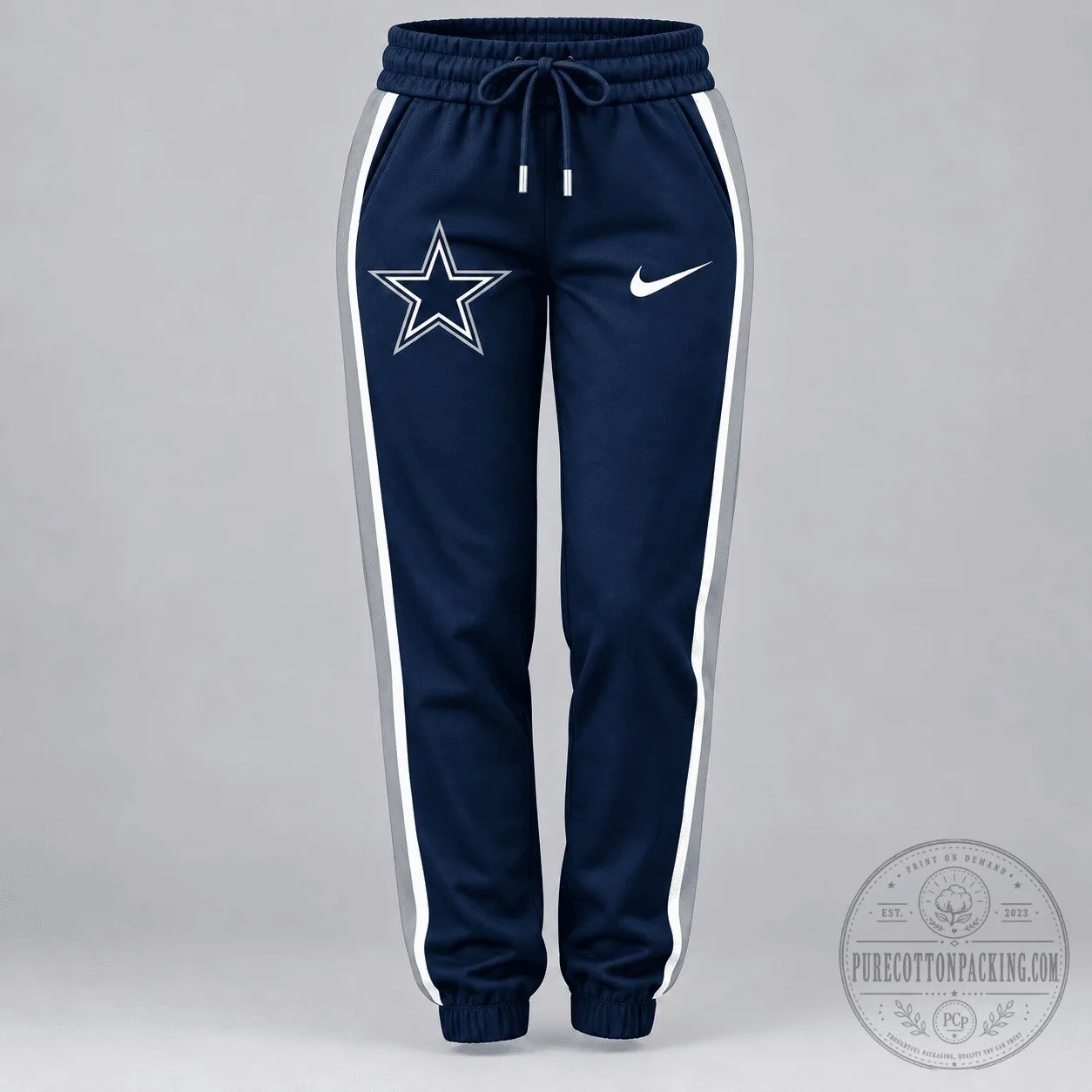 Dallas Cowboys National Football League Nike Logo Side Stripe Jogger Pants