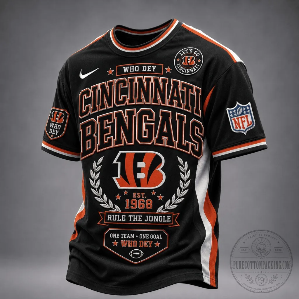 Cincinnati Bengals NFL Football Game Day Fan Jersey Cincinnati Bengals NFL Football Game Day Fan Jersey