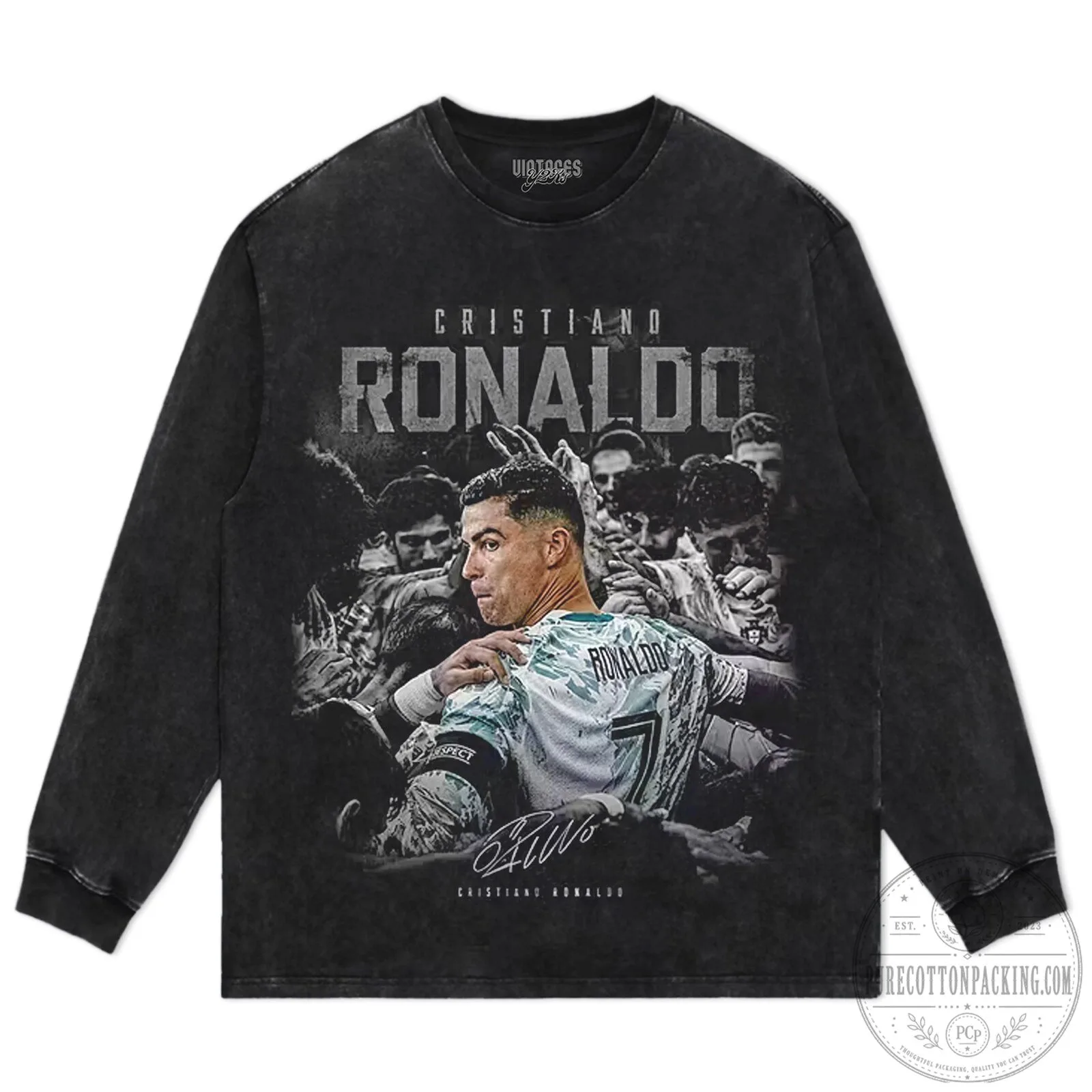 Cristiano Ronaldo Football Legend Graphic Print Black Short Sleeve T-Shirt 12 Cristiano Ronaldo Football Legend Graphic Print Black Short Sleeve T-Shirt