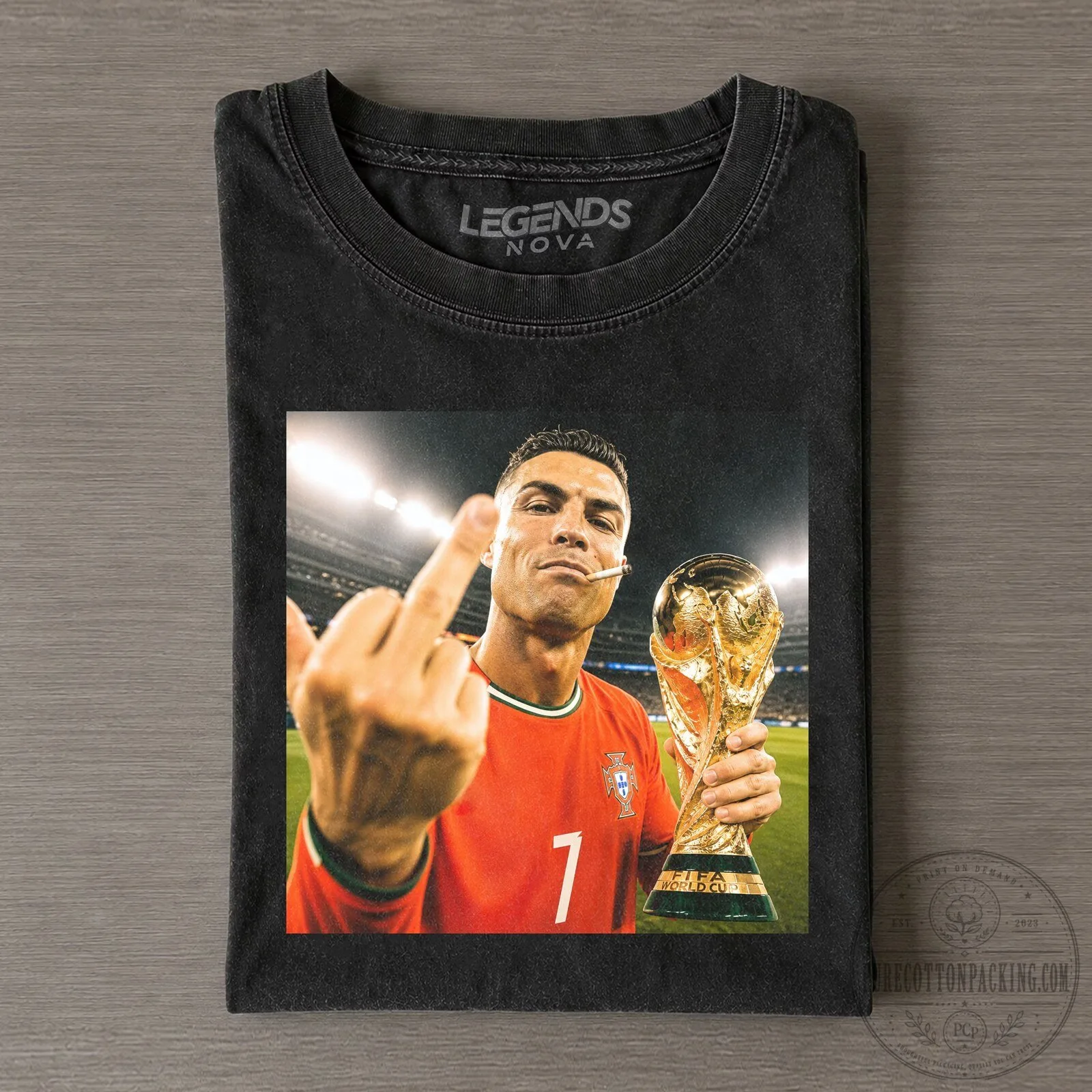 Cristiano Ronaldo FIFA World Cup Champion Portugal Soccer Fan T-Shirt