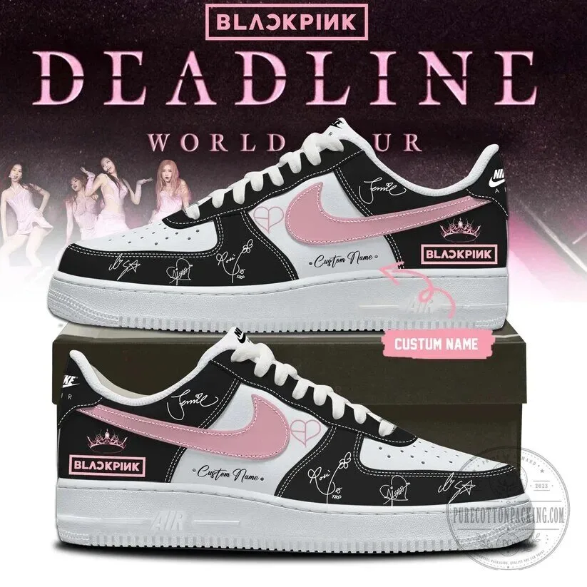 Blackpink Deadline World Tour Custom Name Sneakers