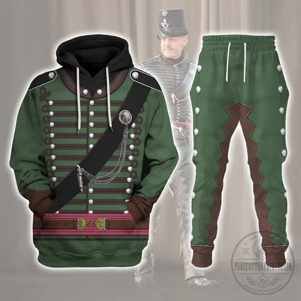 95th Rifles Uniform British Army Captain Historical Cosplay Hoodie Set 95th Rifles Uniform British Army Captain Historical Cosplay Hoodie Set