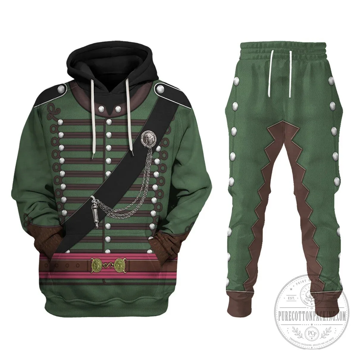95th Rifles Uniform British Army Captain Historical Cosplay Hoodie Set 18 95th Rifles Uniform British Army Captain Historical Cosplay Hoodie Set