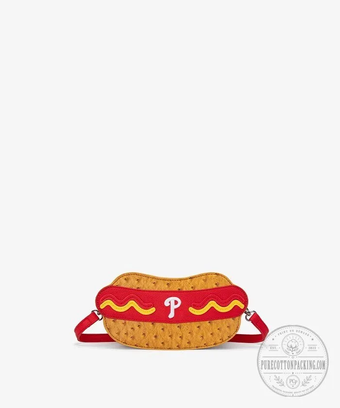 Philadelphia Phillies Hot Dog Crossbody Bag