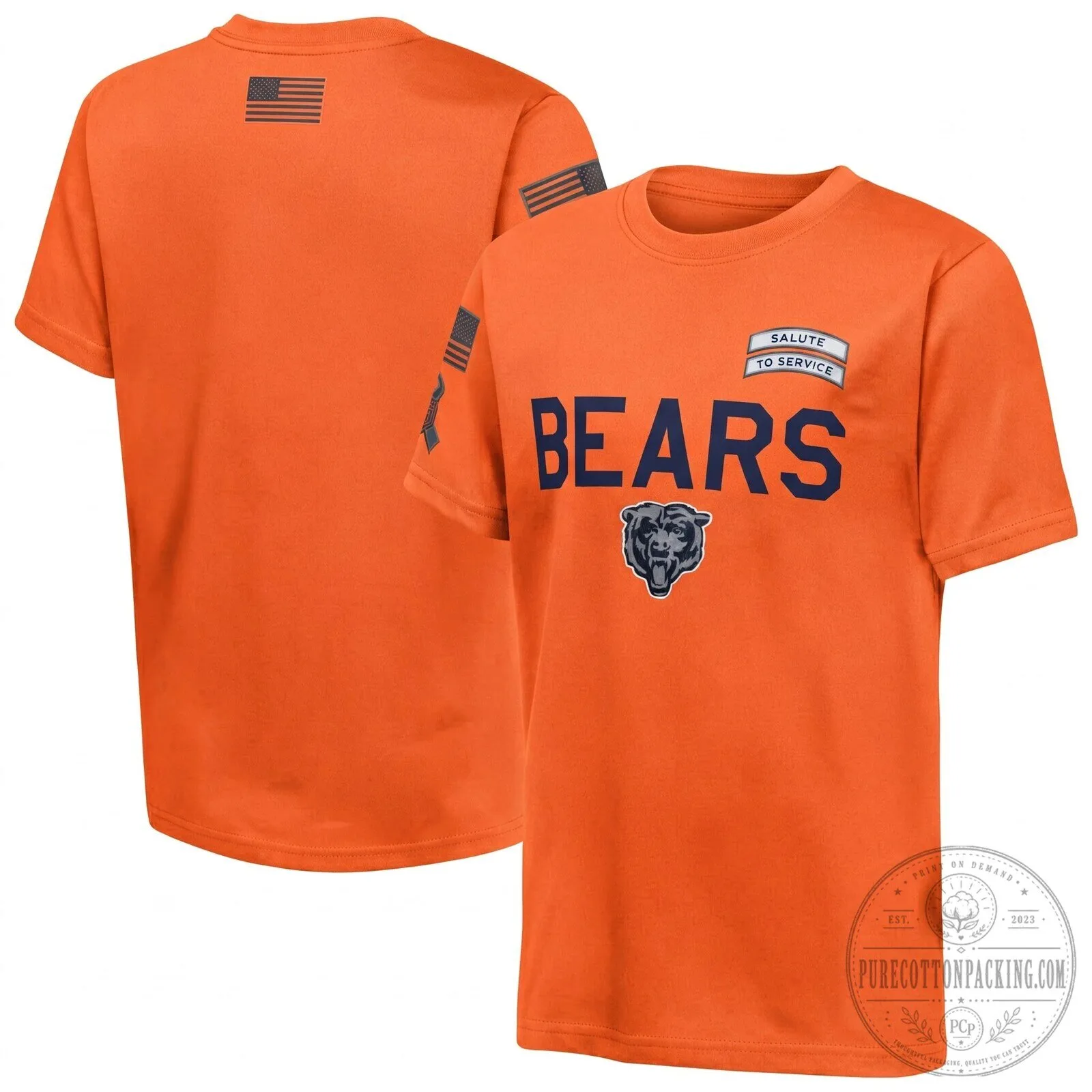 Chicago Bears Salute To Service 2026 Edition Military Green T-Shirt 11 Chicago Bears Salute To Service 2026 Edition Military Green T-Shirt