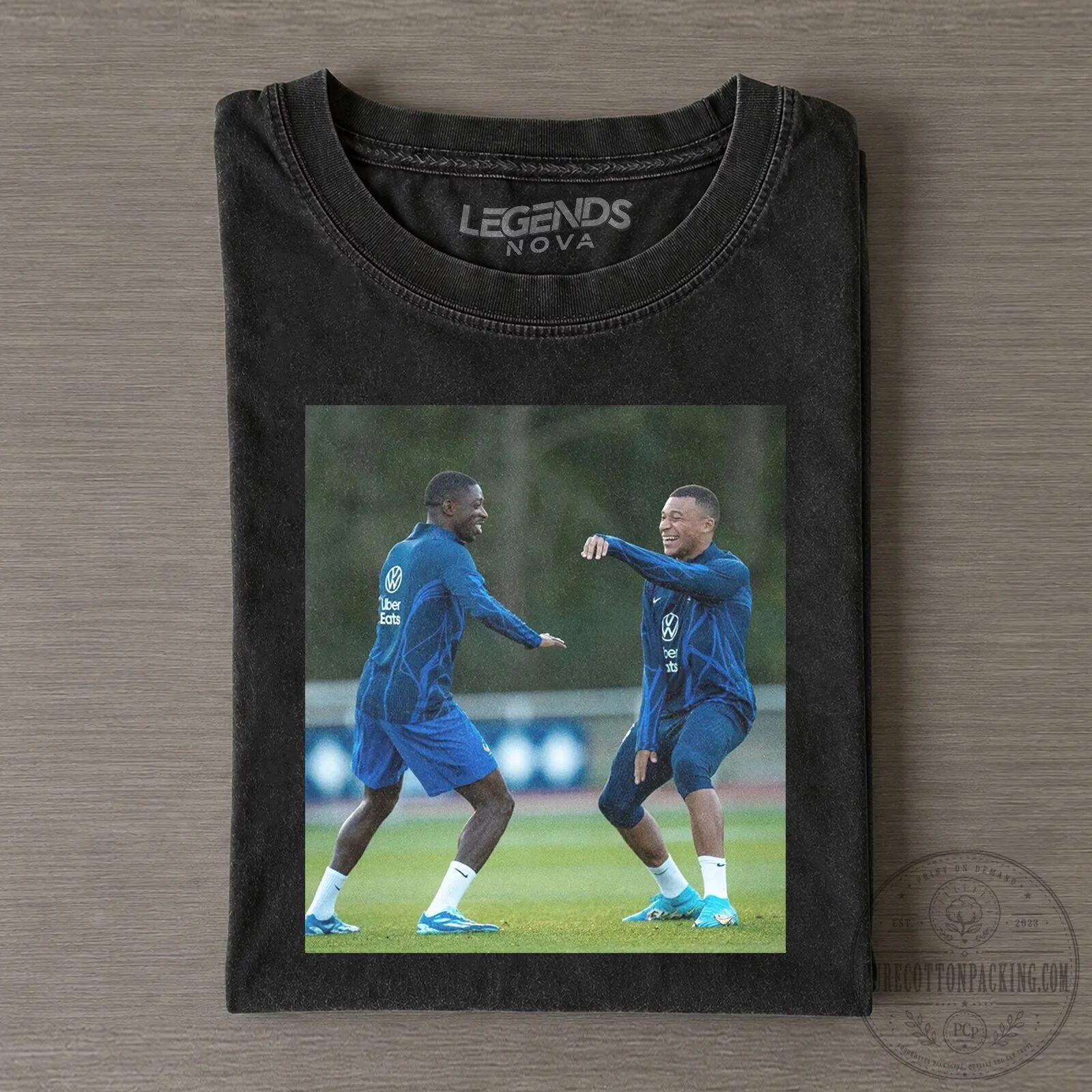 Ousmane Dembélé and Kylian Mbappé France Soccer Team T-Shirt 1 Ousmane Dembélé and Kylian Mbappé France Soccer Team T-Shirt