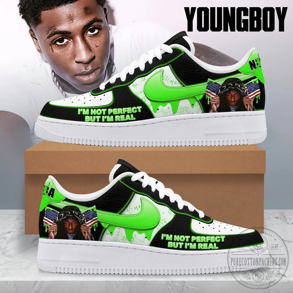 YoungBoy Never Broke Again I'm Not Perfect But I'm Real Shoes YoungBoy Never Broke Again I'm Not Perfect But I'm Real Shoes