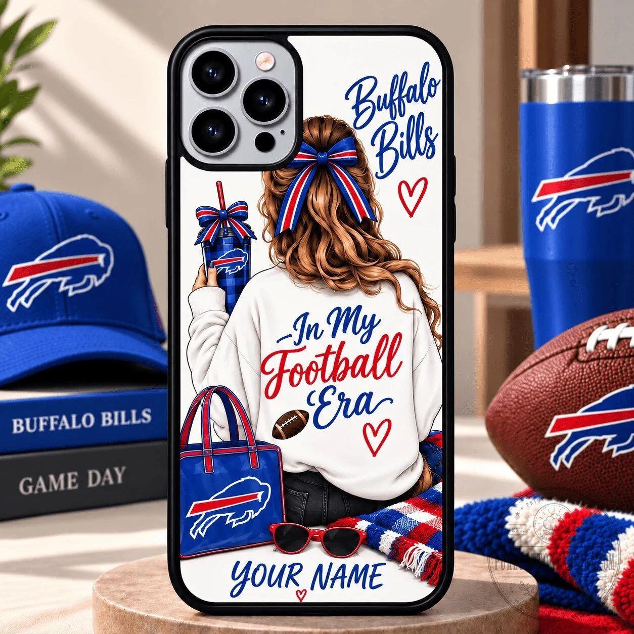 Buffalo Bills Football Era Personalized Phone Case for iPhone and Samsung