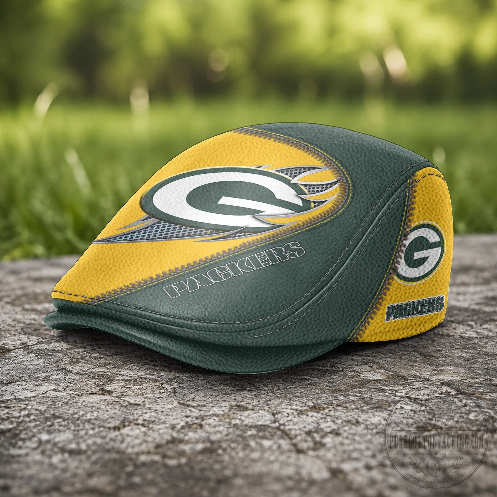 Green Bay Packers NFL Football Team Logo Golf Flat Cap Hat 5 Green Bay Packers NFL Football Team Logo Golf Flat Cap Hat