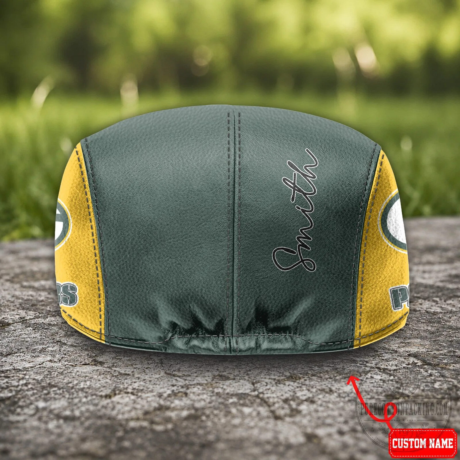 Green Bay Packers NFL Football Team Logo Golf Flat Cap Hat 7 Green Bay Packers NFL Football Team Logo Golf Flat Cap Hat