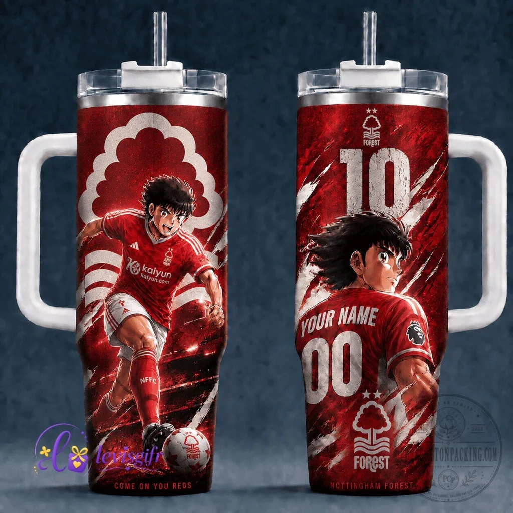 Nottingham Forest Football Club Personalized Tumbler, Soccer Team Fan Gift Nottingham Forest Football Club Personalized Tumbler, Soccer Team Fan Gift