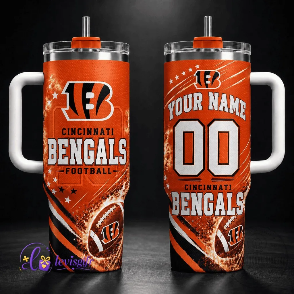 Cincinnati Bengals Football Team Personalized Insulated Tumbler Cincinnati Bengals Football Team Personalized Insulated Tumbler