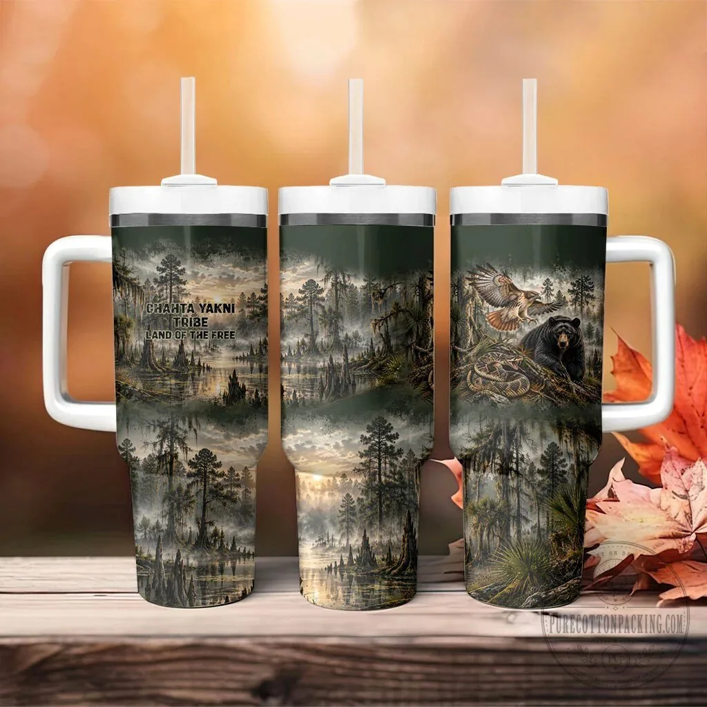 Chahta Yakni Tribe Native American Wildlife Forest Landscape Tumbler With Handle 9 Chahta Yakni Tribe Native American Wildlife Forest Landscape Tumbler With Handle