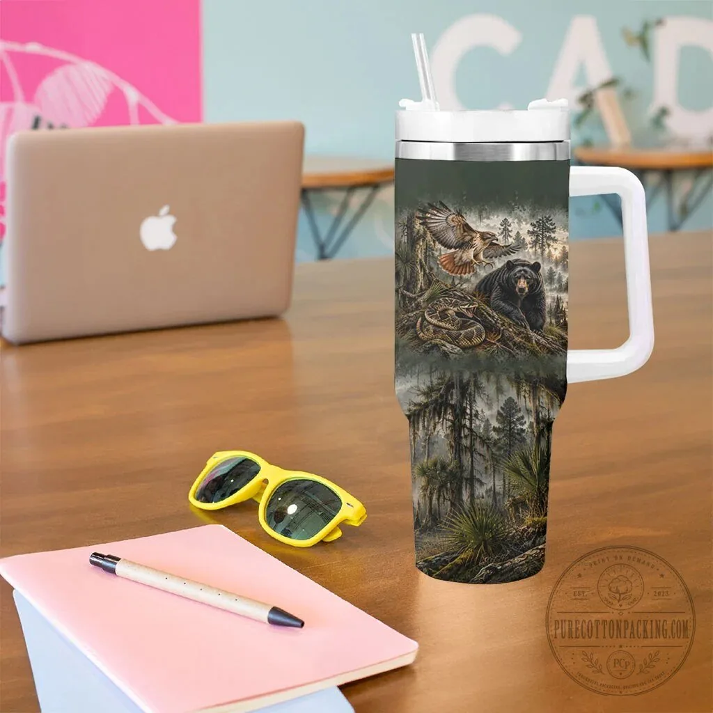 Chahta Yakni Tribe Native American Wildlife Forest Landscape Tumbler With Handle 10 Chahta Yakni Tribe Native American Wildlife Forest Landscape Tumbler With Handle