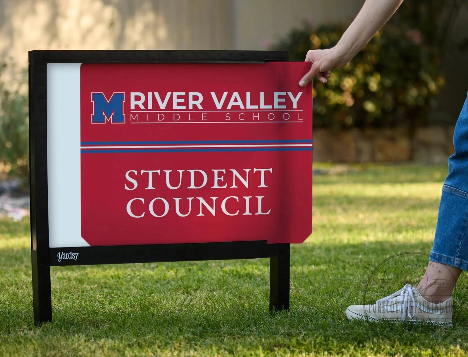 Midway River Valley Middle School Student Council Yard Sign 7 Midway River Valley Middle School Student Council Yard Sign