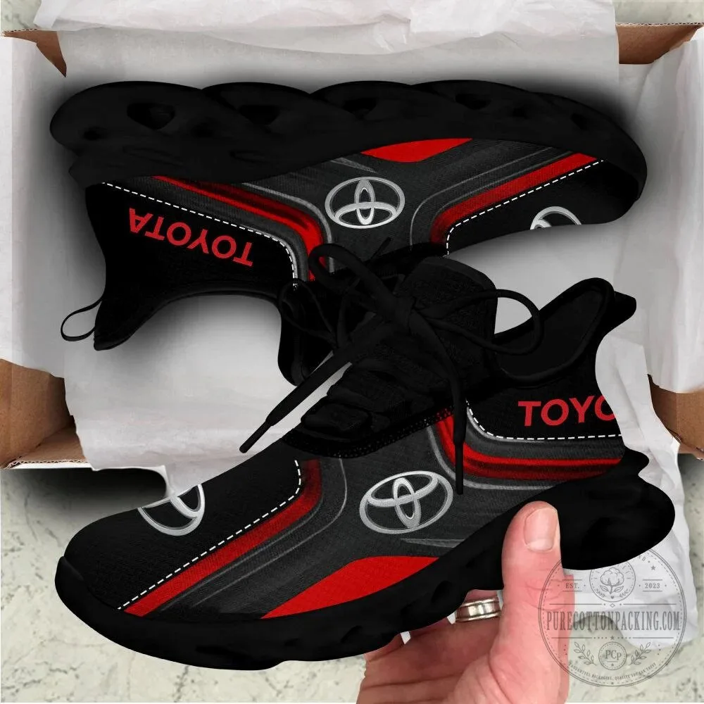 Toyota Max Soul Running Shoes, Black Red White Athletic Sneakers 13 Toyota Max Soul Running Shoes, Black Red White Athletic Sneakers