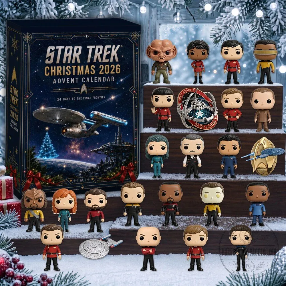 Star Trek Christmas 2026 Advent Calendar with Funko Pop Figurines