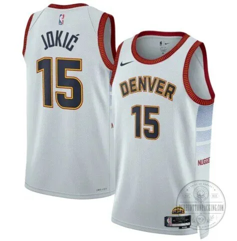 Nikola Jokic Denver Nuggets City Edition White Basketball Jersey
