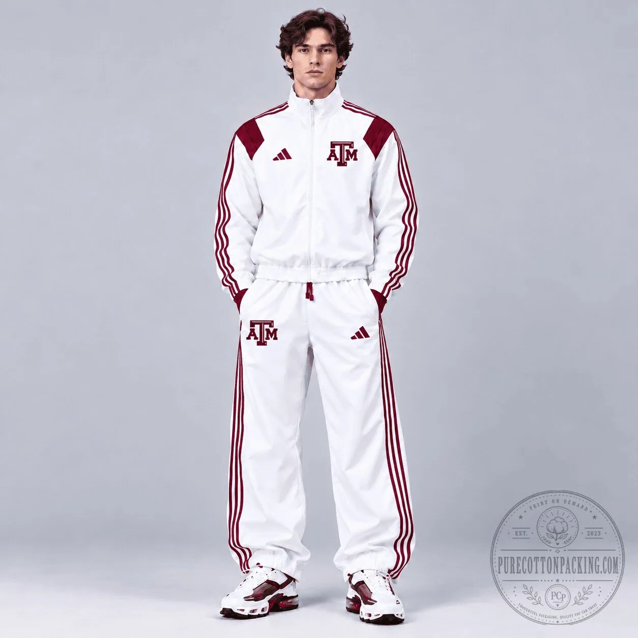 Texas A&M Aggies NCAA Heritage Varsity Jacket and Jogger Pants Set