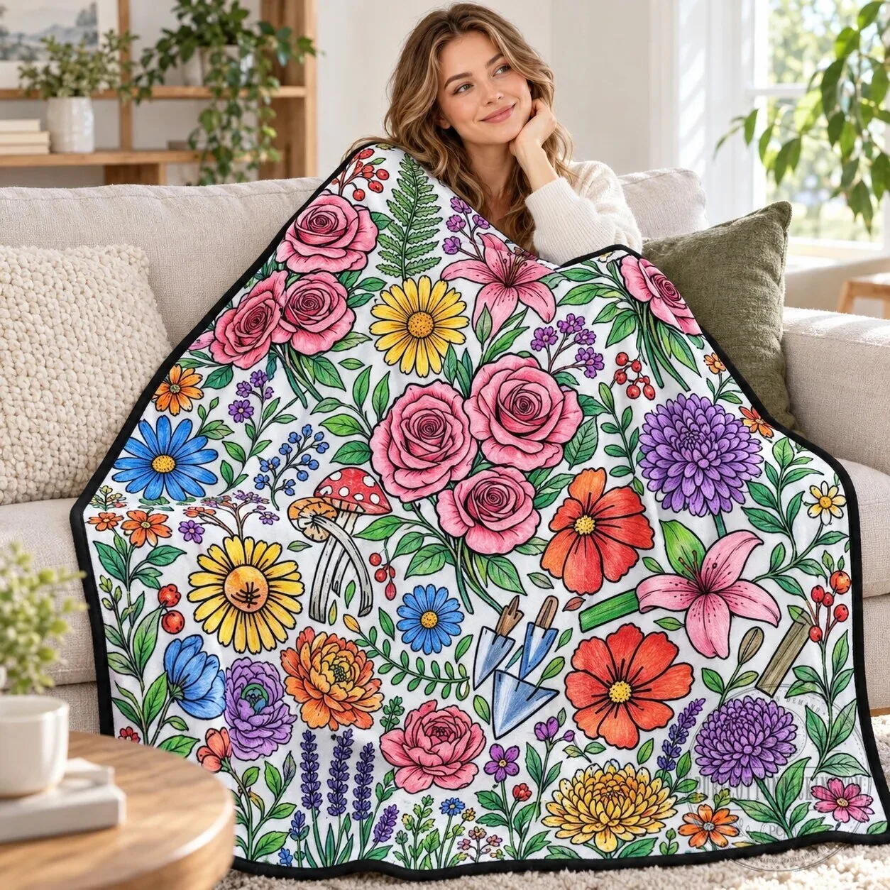 Color Your Own Washable Doodle Blanket with Markers, Creative Drawing Activity for Kids 18 Color Your Own Washable Doodle Blanket with Markers, Creative Drawing Activity for Kids
