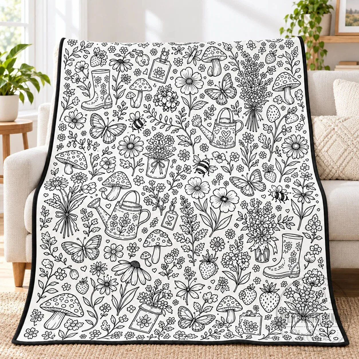 Color Your Own Washable Doodle Blanket with Markers, Creative Drawing Activity for Kids 21 Color Your Own Washable Doodle Blanket with Markers, Creative Drawing Activity for Kids