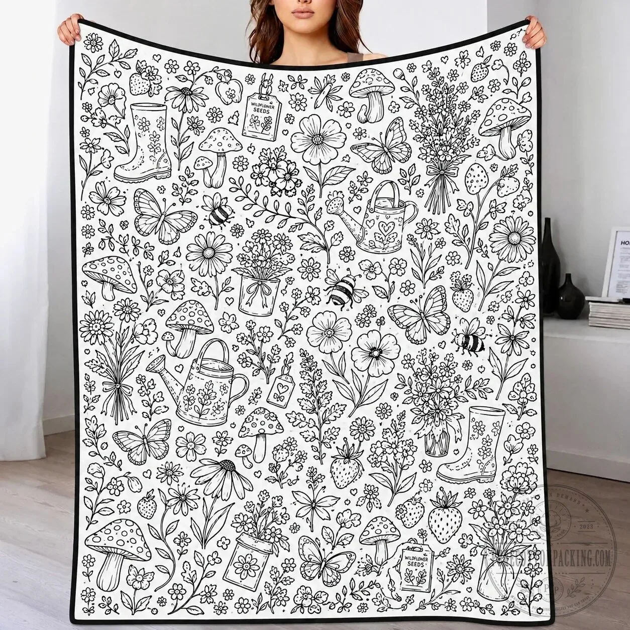 Color Your Own Washable Doodle Blanket with Markers, Creative Drawing Activity for Kids 28 Color Your Own Washable Doodle Blanket with Markers, Creative Drawing Activity for Kids
