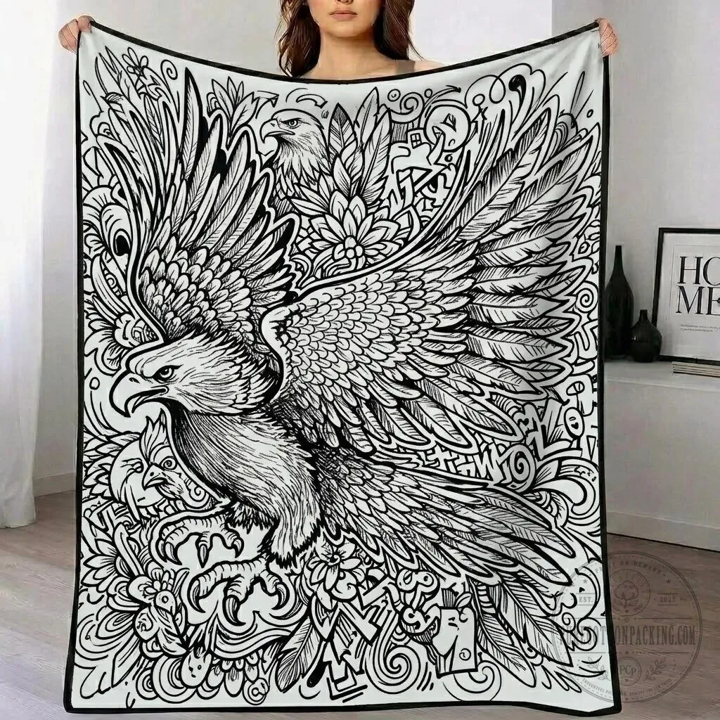 Color Your Own Washable Doodle Blanket with Markers, Creative Drawing Activity for Kids 30 Color Your Own Washable Doodle Blanket with Markers, Creative Drawing Activity for Kids
