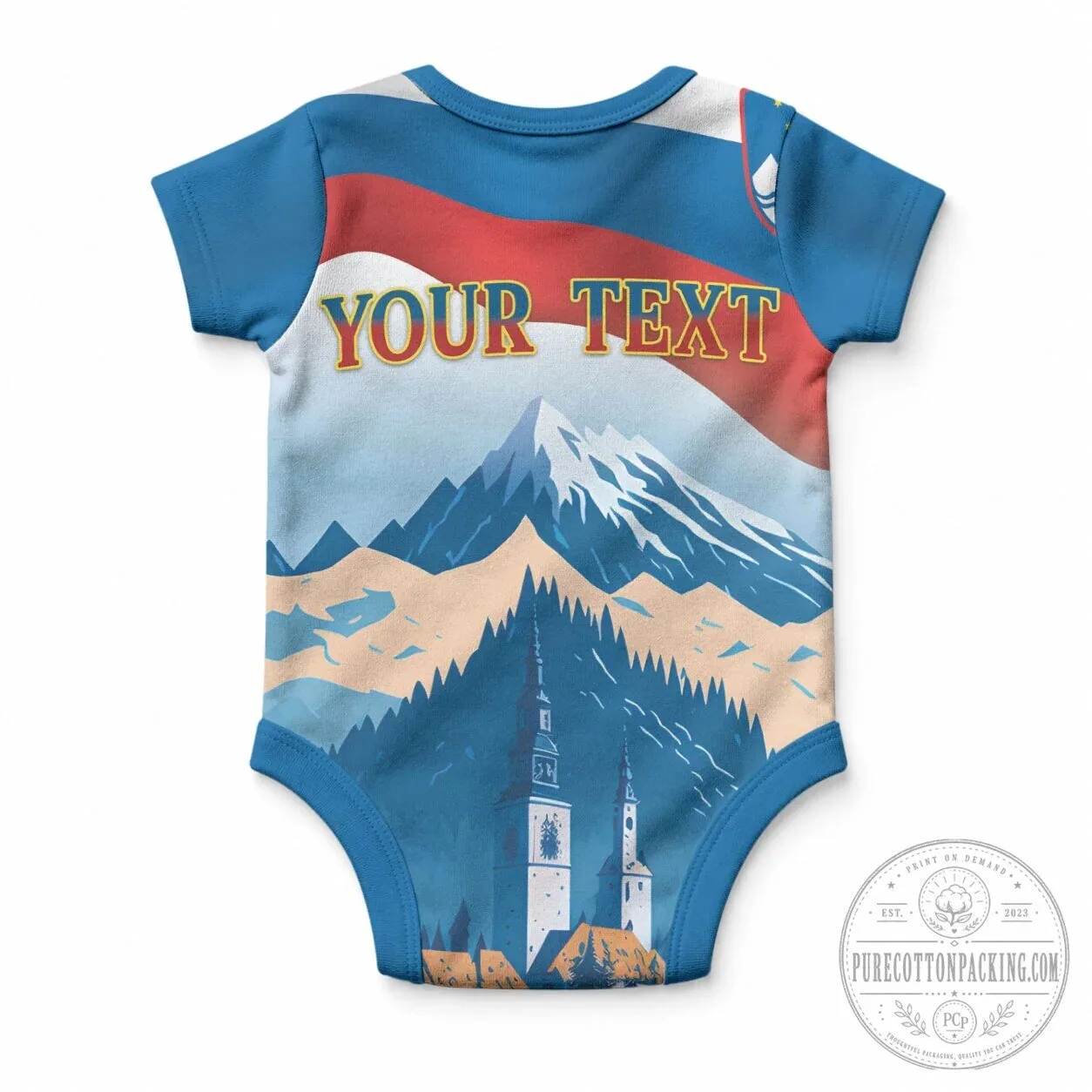 Slovenia Independence Day Lake Bled Julian Alps Baby Romper 3 Slovenia Independence Day Lake Bled Julian Alps Baby Romper