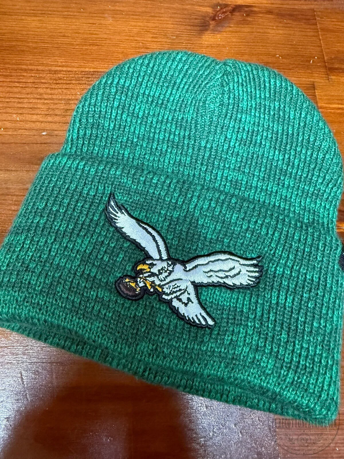 Philadelphia Eagles Dark Kelly Green Knit Beanie Hat