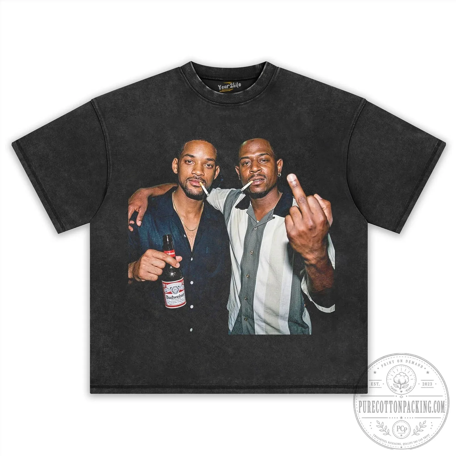 Bad Boys Will Smith Martin Lawrence Movie Poster Black T-Shirt 8 Bad Boys Will Smith Martin Lawrence Movie Poster Black T-Shirt