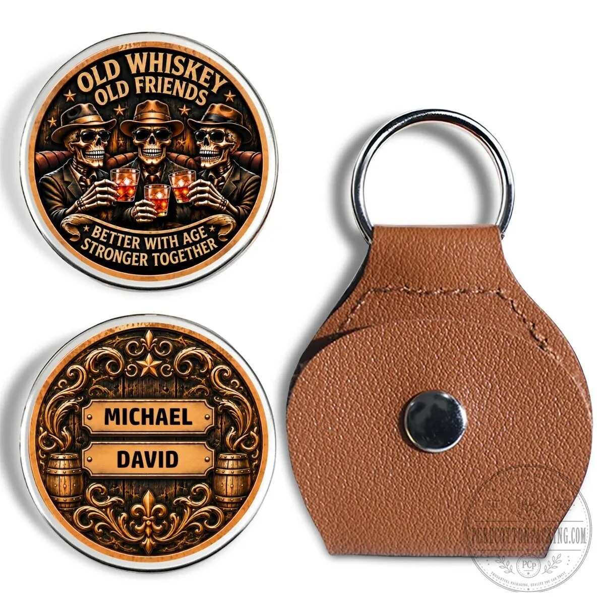 Old Whiskey Old Friends Personalized Pocket Hug Keychain for Best Friends 18 Old Whiskey Old Friends Personalized Pocket Hug Keychain for Best Friends