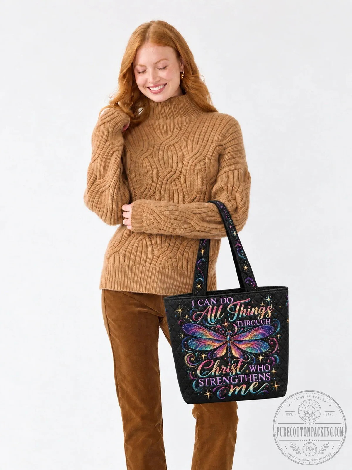 I Can Do All Things Through Christ Who Strengthens Me Dragonfly Quilted Tote Bag 9 I Can Do All Things Through Christ Who Strengthens Me Dragonfly Quilted Tote Bag