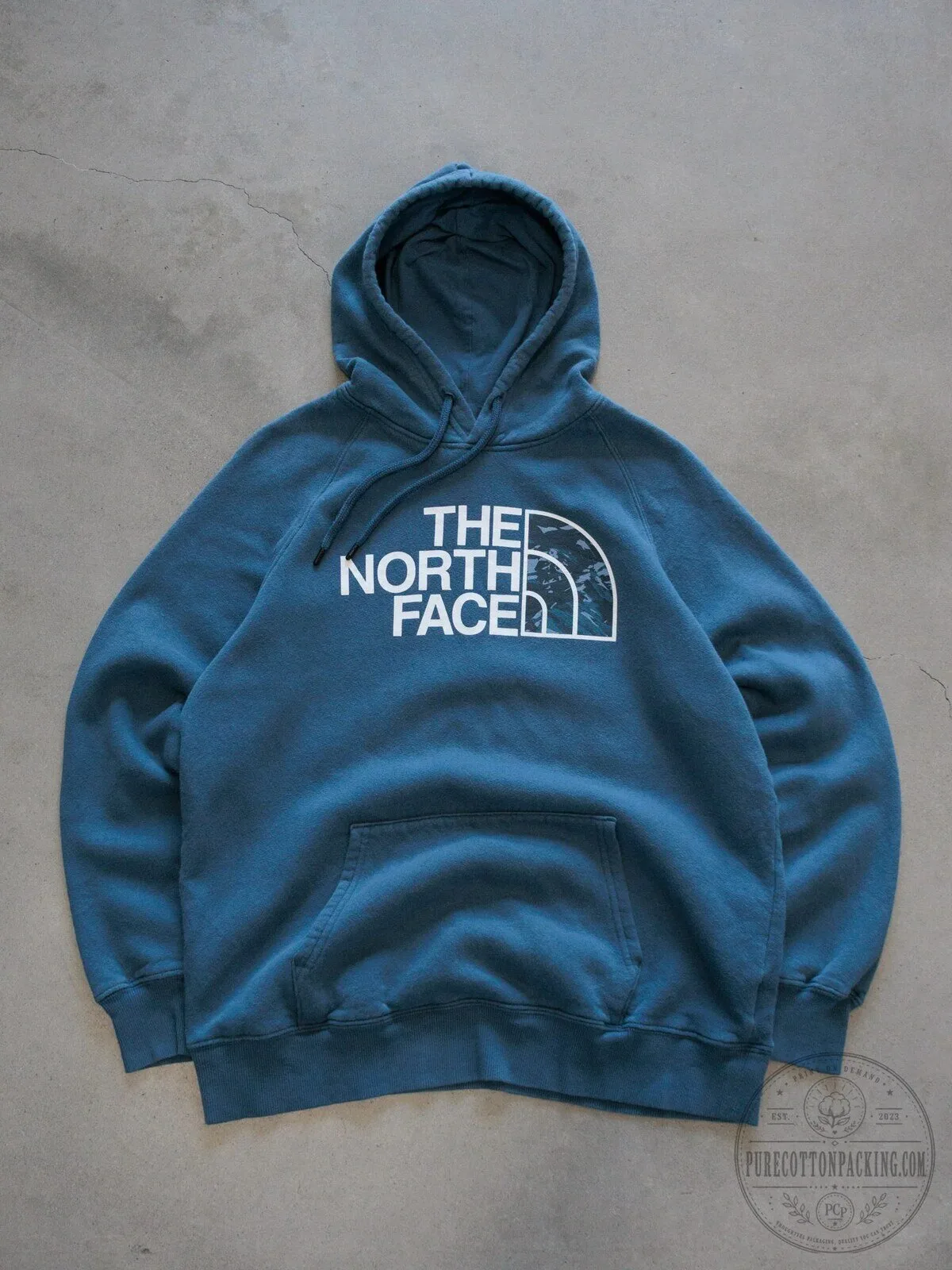 The North Face Blue Logo Graphic Hoodie for Women 3 The North Face Blue Logo Graphic Hoodie for Women