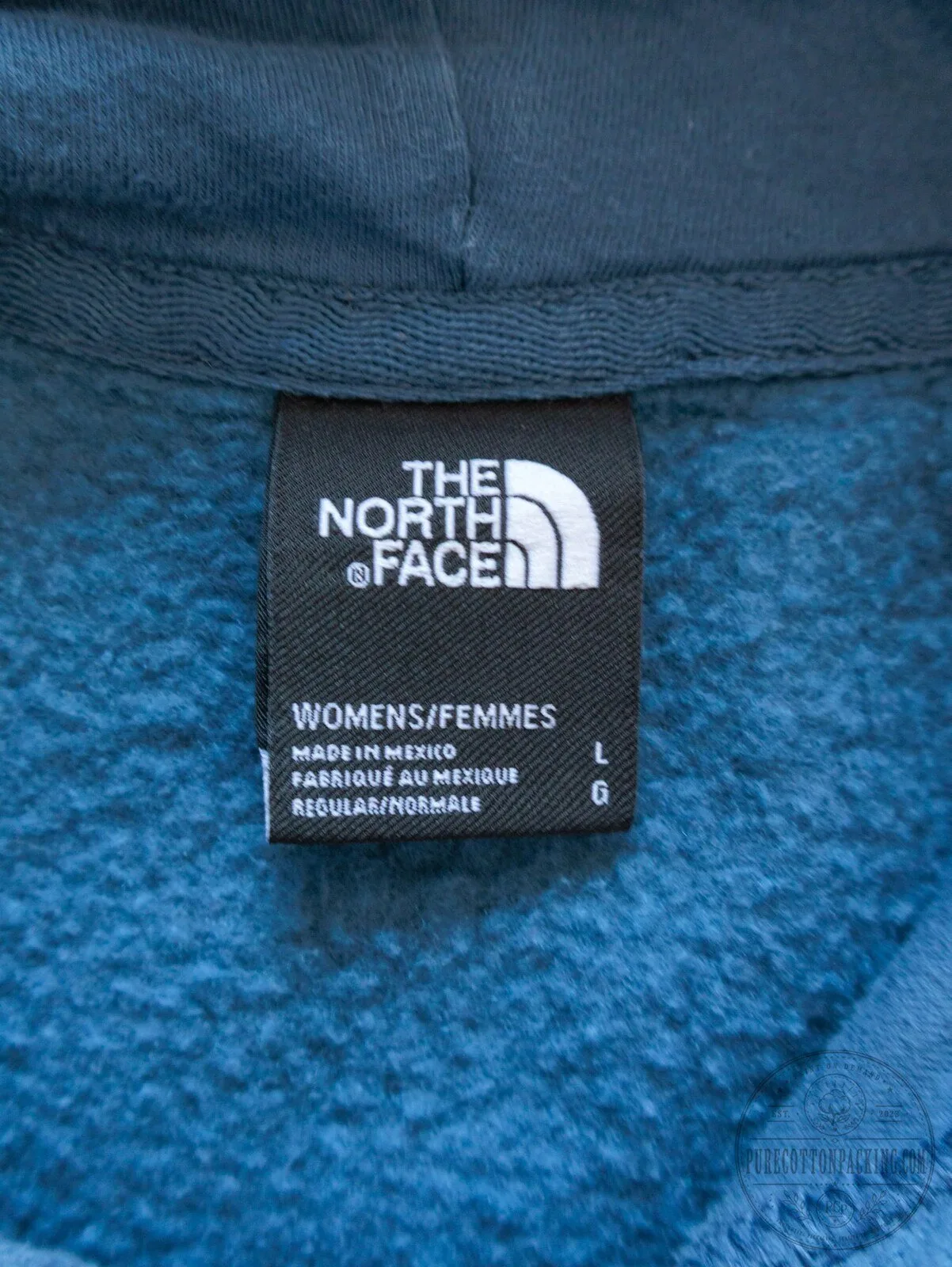 The North Face Blue Logo Graphic Hoodie for Women 5 The North Face Blue Logo Graphic Hoodie for Women