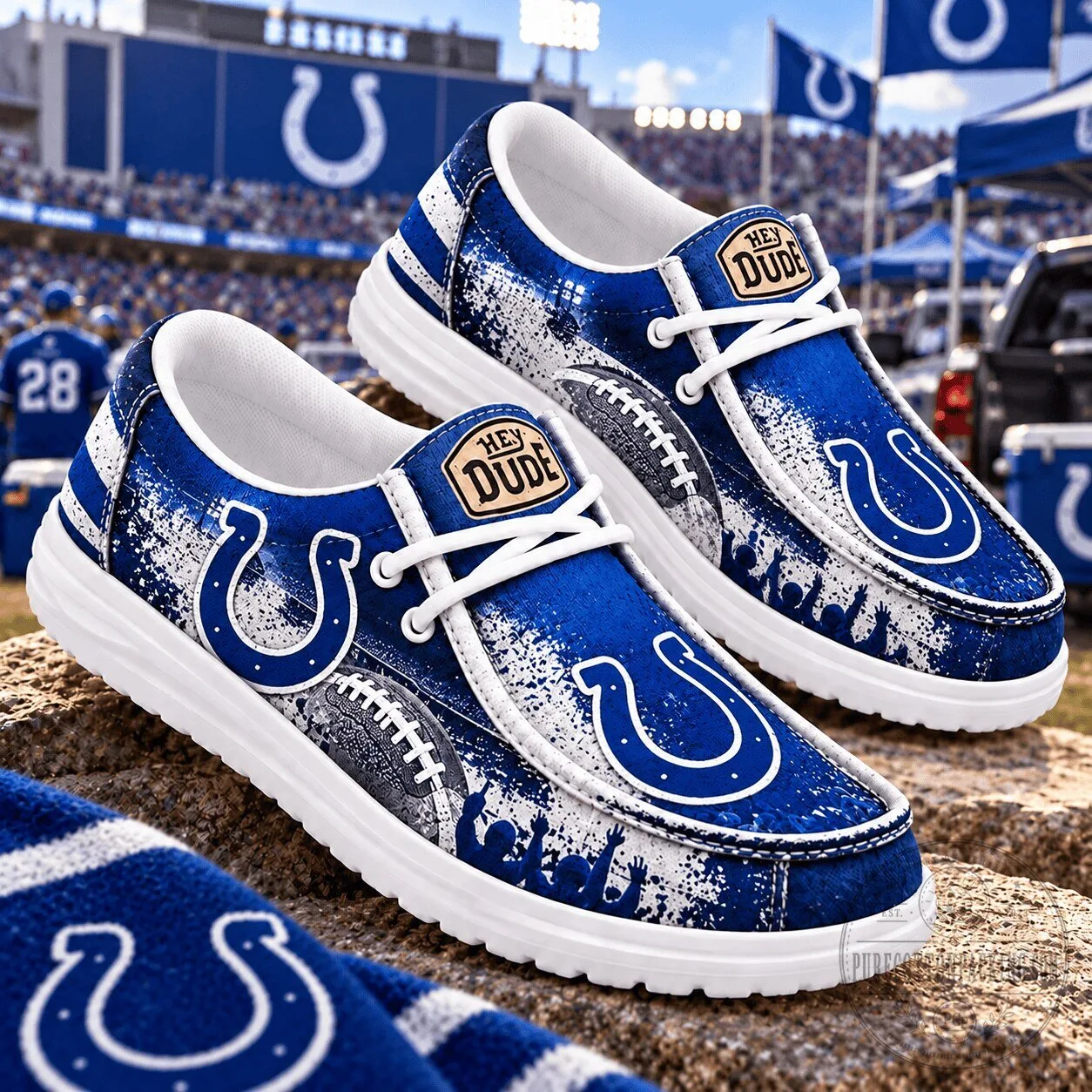 Indianapolis Colts NFL Football Team Spirit Fan Shoes